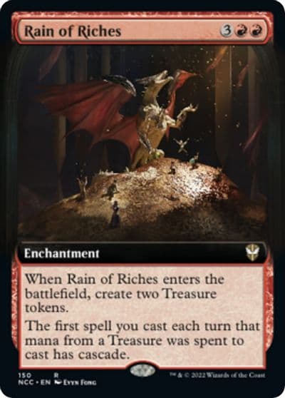 Rain of Riches Extended Art Commander: Streets of New Capenna Magic card