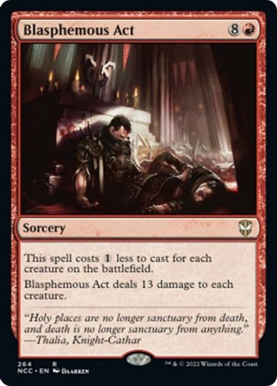 Blasphemous Act Commander: Streets of New Capenna Magic card