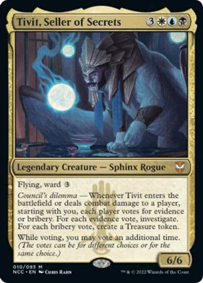 Tivit Seller of Secrets Commander: Streets of New Capenna Magic card