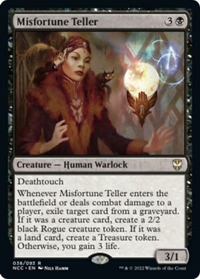 Misfortune Teller Commander: Streets of New Capenna Magic card