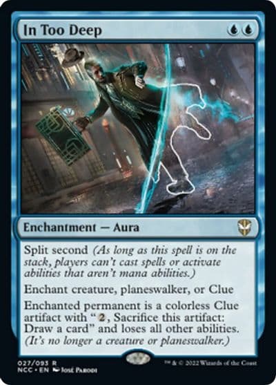 In Too Deep Commander: Streets of New Capenna Magic card