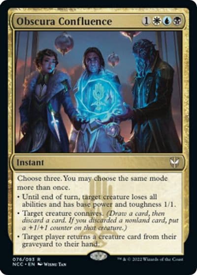 Obscura Confluence Commander: Streets of New Capenna Magic card