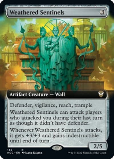 Weathered Sentinels Extended Art Commander: Streets of New Capenna Magic card