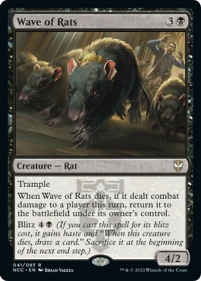 Wave of Rats Commander: Streets of New Capenna Magic card