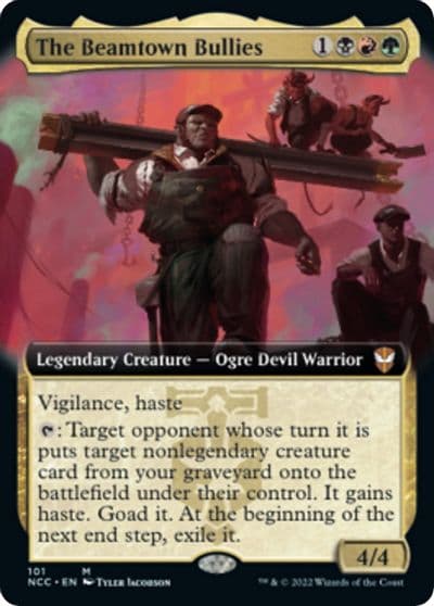 The Beamtown Bullies Extended Art Commander: Streets of New Capenna Magic card