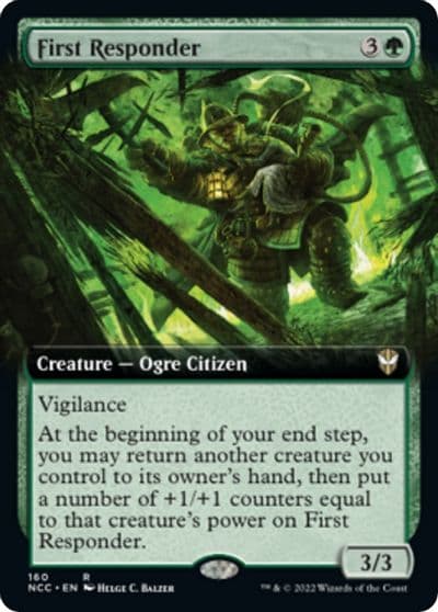 First Responder Extended Art Commander: Streets of New Capenna Magic card