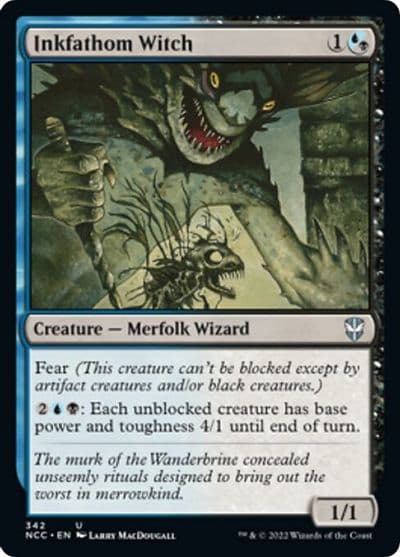 Inkfathom Witch Commander: Streets of New Capenna Magic card
