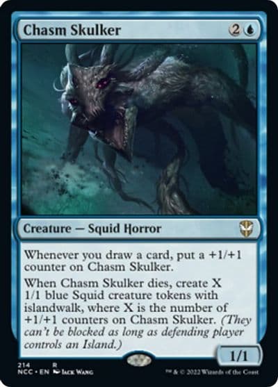 Chasm Skulker Commander: Streets of New Capenna Magic card