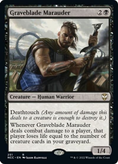Graveblade Marauder Commander: Streets of New Capenna Magic card