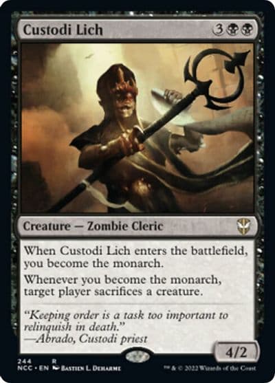 Custodi Lich Commander: Streets of New Capenna Magic card