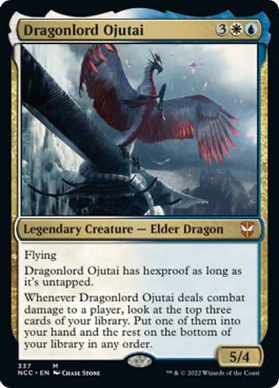 Dragonlord Ojutai Commander: Streets of New Capenna Magic card