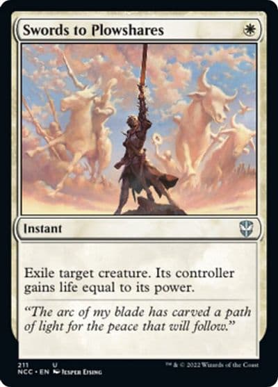 Swords to Plowshares Commander: Streets of New Capenna Magic card