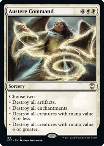 Austere Command Commander: Streets of New Capenna Magic card