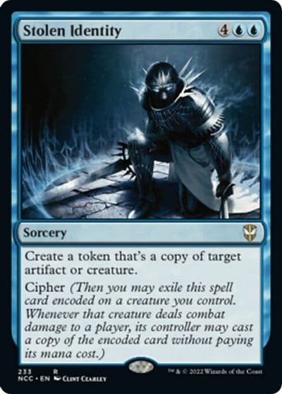 Stolen Identity Commander: Streets of New Capenna Magic card