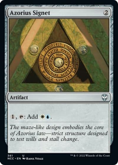 Azorius Signet Commander: Streets of New Capenna Magic card