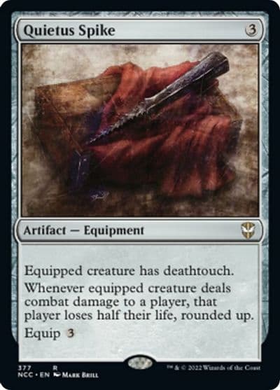 Quietus Spike Commander: Streets of New Capenna Magic card