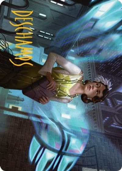 Giada Font of Hope Art Card 4 81 Gold Stamped Signature Art Series: Streets of New Capenna Magic card
