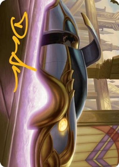 Mysterious Limousine Art Card Gold Stamped Signature Art Series: Streets of New Capenna Magic card