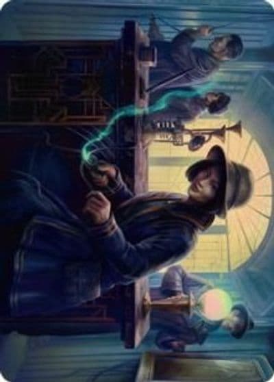 Wiretapping Art Card Art Series: Streets of New Capenna Magic card
