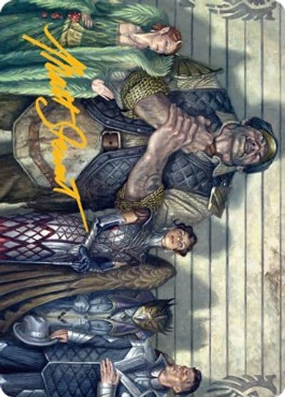 Rogues Gallery Art Card Gold Stamped Signature Art Series: Streets of New Capenna Magic card