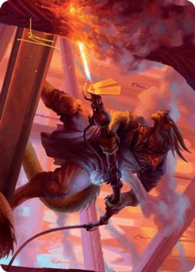 Plasma Jockey Art Card Gold Stamped Signature Art Series: Streets of New Capenna Magic card