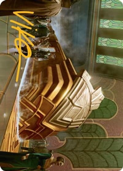 Capenna Express Art Card Gold Stamped Signature Art Series: Streets of New Capenna Magic card