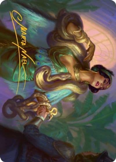 Venom Connoisseur Art Card Gold Stamped Signature Art Series: Streets of New Capenna Magic card