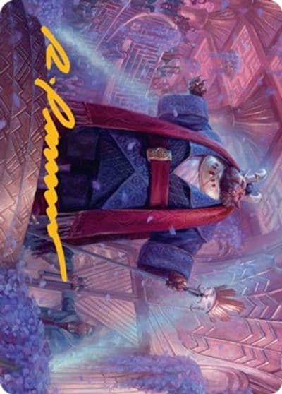 Jetmir Nexus of Revels Art Card 27 81 Gold Stamped Signature Art Series: Streets of New Capenna Magic card