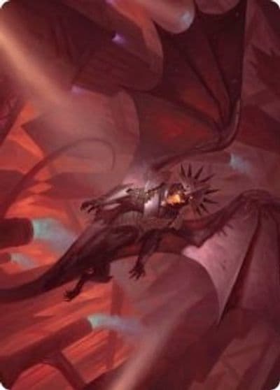 Ziatora the Incinerator Art Card Art Series: Streets of New Capenna Magic card