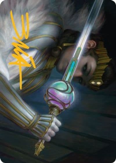Luxior Giadas Gift Art Card Gold Stamped Signature Art Series: Streets of New Capenna Magic card