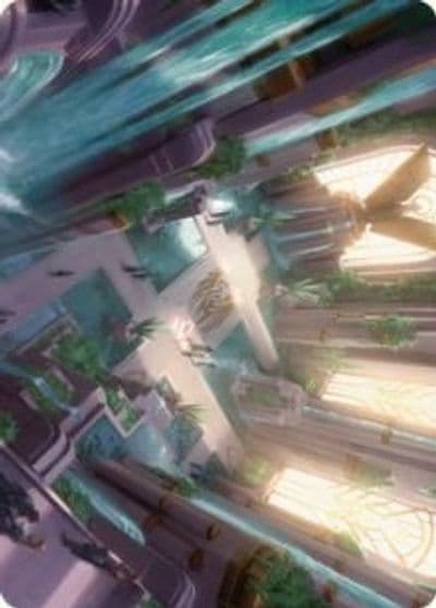Sparas Headquarters Art Card Art Series: Streets of New Capenna Magic card