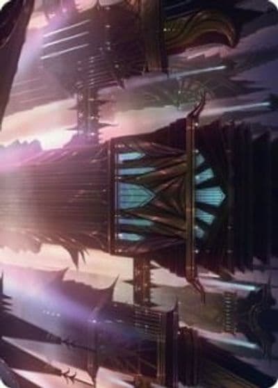 Skybridge Towers Art Card Art Series: Streets of New Capenna Magic card