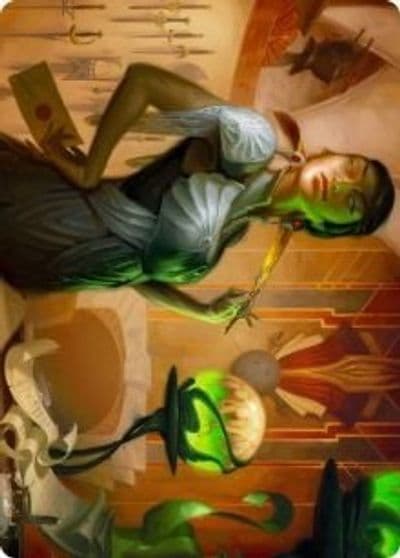 Mari the Killing Quill Art Card Art Series: Streets of New Capenna Magic card