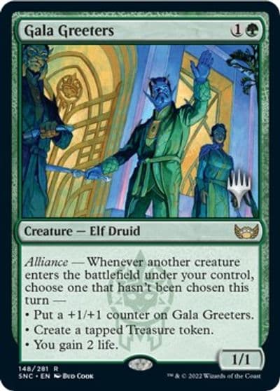 Gala Greeters Promo Pack: Streets of New Capenna Magic card