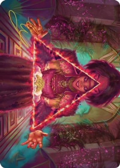Seize the Spotlight Art Card Gold Stamped Signature Art Series: Streets of New Capenna Magic card