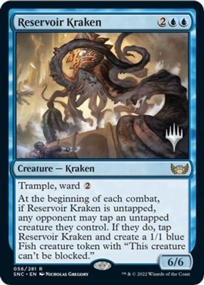 Reservoir Kraken Promo Pack: Streets of New Capenna Magic card