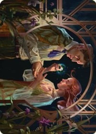 Prosperous Partnership Art Card Art Series: Streets of New Capenna Magic card