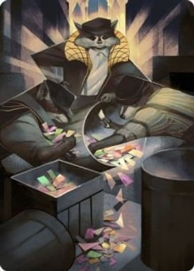 Masked Bandits Art Card Art Series: Streets of New Capenna Magic card