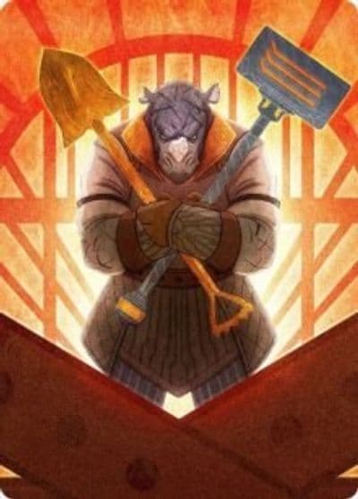Mr Orfeo the Boulder Art Card Art Series: Streets of New Capenna Magic card
