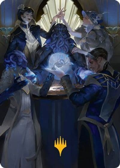 Obscura Ascendancy Art Card Gold Stamped Art Series: Streets of New Capenna Magic card