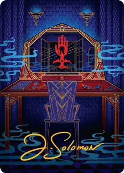 Obscura Charm Art Card Gold Stamped Signature Art Series: Streets of New Capenna Magic card