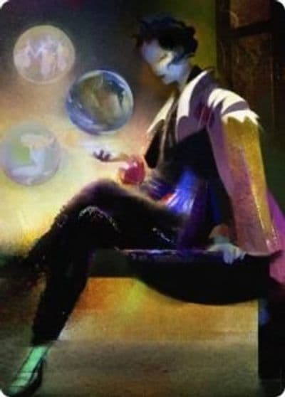 Obscura Interceptor Art Card Art Series: Streets of New Capenna Magic card