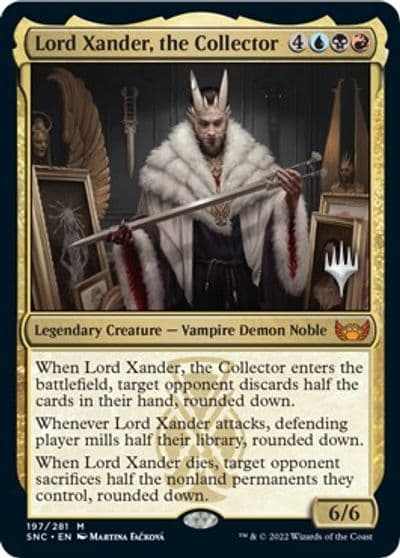 Lord Xander the Collector Promo Pack: Streets of New Capenna Magic card