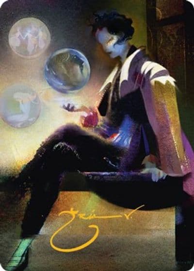 Obscura Interceptor Art Card Gold Stamped Signature Art Series: Streets of New Capenna Magic card