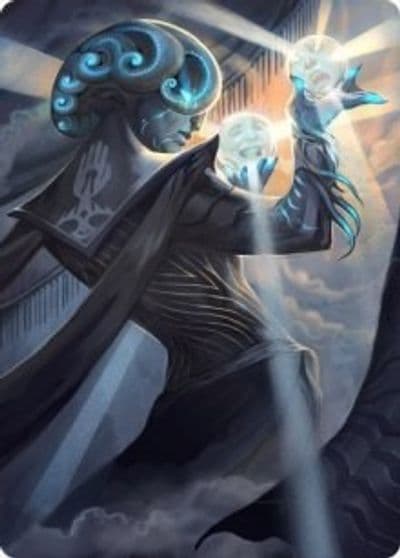 Queza Augur of Agonies Art Card Art Series: Streets of New Capenna Magic card