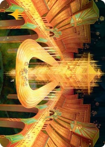 Racers Ring Art Card Gold Stamped Art Series: Streets of New Capenna Magic card