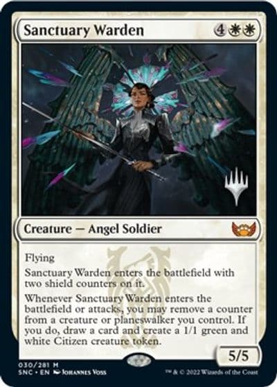 Sanctuary Warden Promo Pack: Streets of New Capenna Magic card