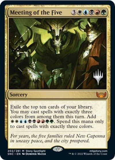 Meeting of the Five Promo Pack: Streets of New Capenna Magic card