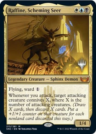 Raffine Scheming Seer Promo Pack: Streets of New Capenna Magic card