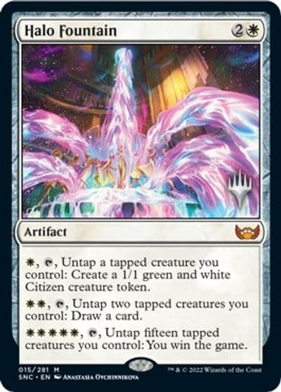 Halo Fountain Promo Pack: Streets of New Capenna Magic card
